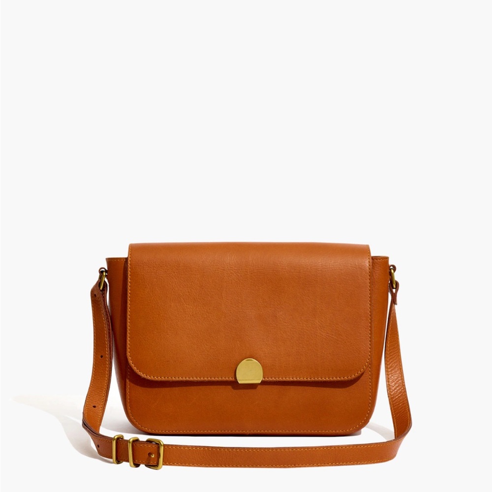 Madewell Tan Leather Abroad Shoulder/Crossbody Bag